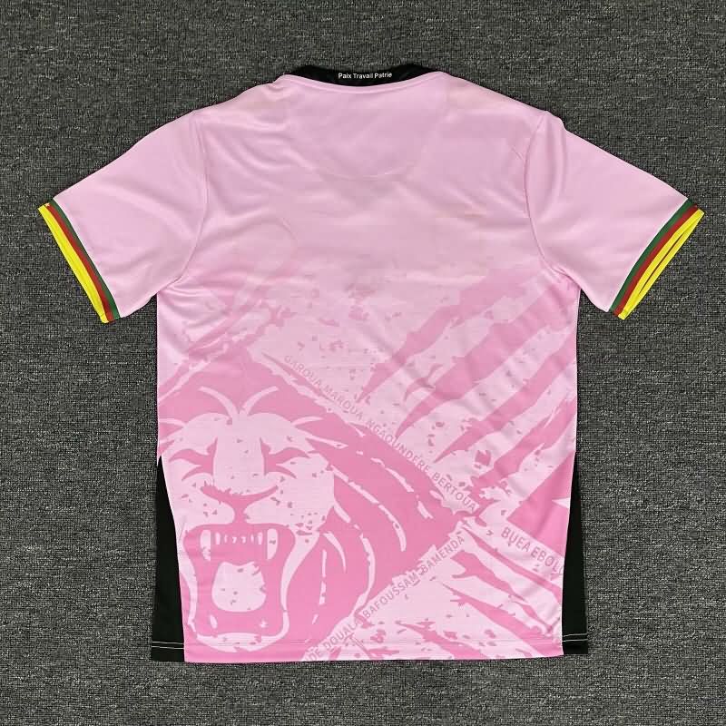 AAA Quality Cameroon 2025 Goalkeeper Pink Soccer Jersey