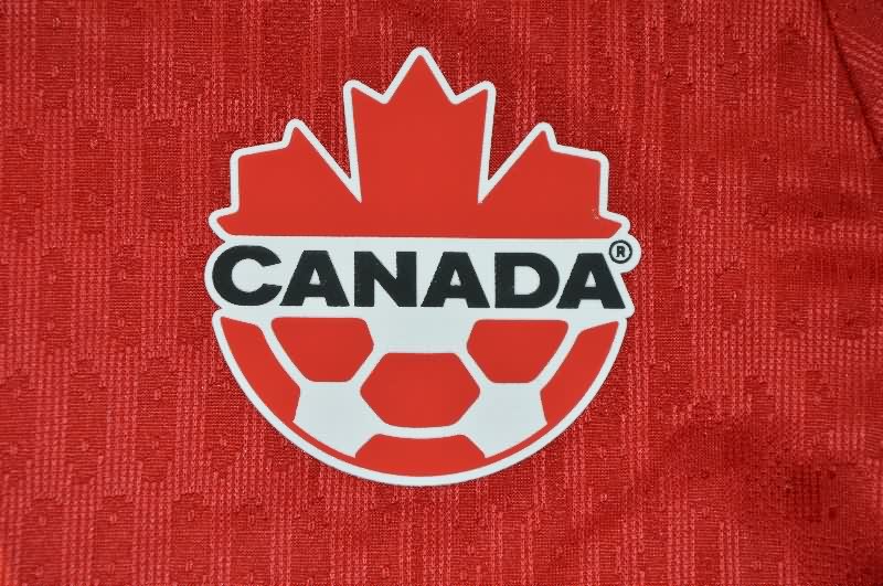 AAA Quality Canada 25/26 Home Soccer Jersey (Player)