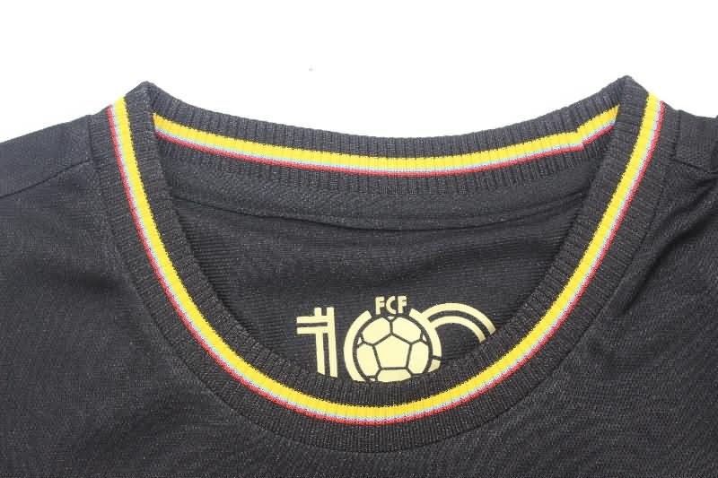 Colombia Soccer Jersey Anniversary Black Replica 100th