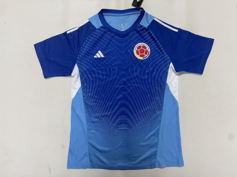 AAA Quality Columbia 2026 Goalkeeper Blue Soccer Jersey