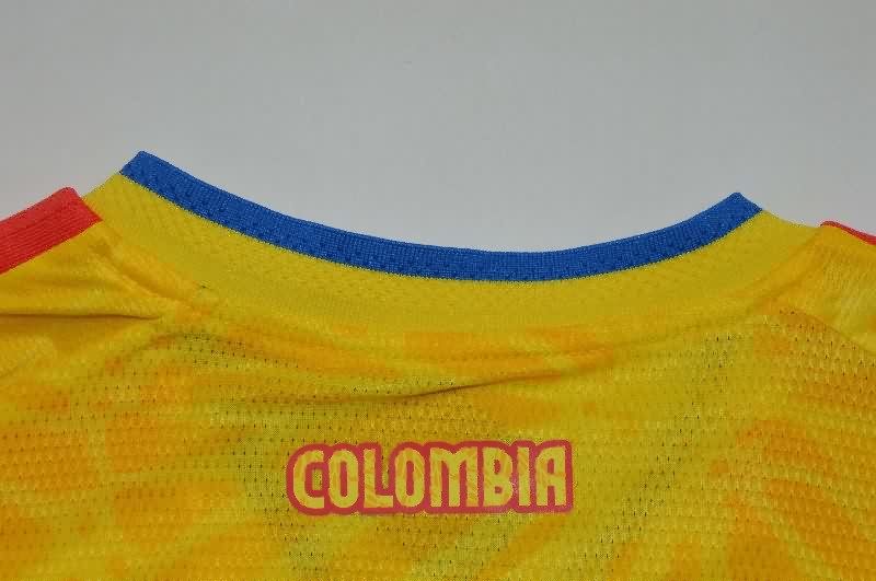 AAA Quality Columbia 2026 World Cup Home Long Sleeve Soccer Jersey (Player)