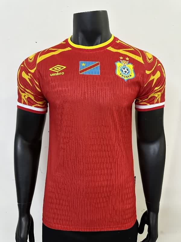 AAA Quality Congo 2026 Red Soccer Jersey (Player)