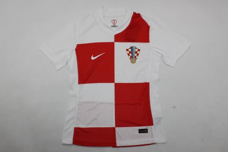 Croatia Soccer Jersey Home (Player) 2024 Croatia Soccer Jersey Home (Player) 2024