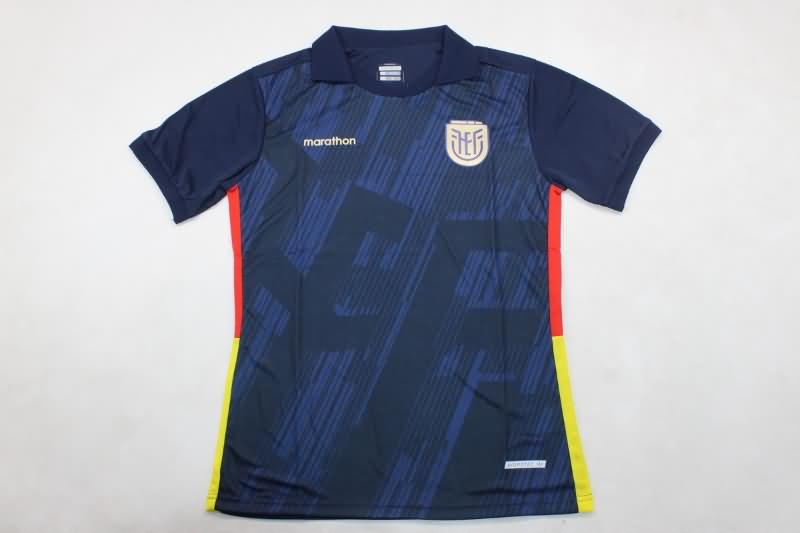 Ecuador Soccer Jersey Dark Blue Replica 2024 Ecuador Soccer Jersey Dark Blue Replica 2024