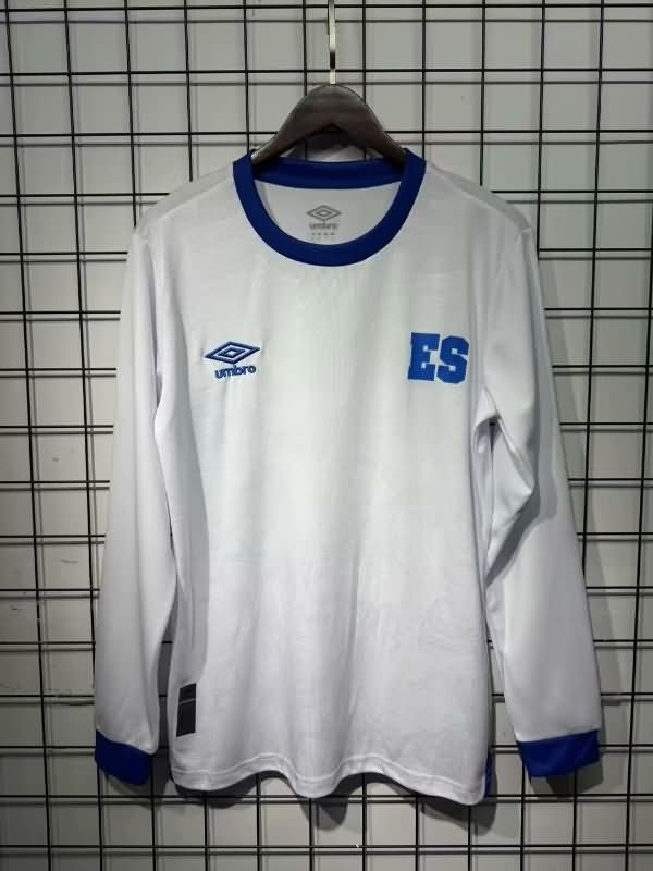 AAA Quality El Salvador 2025 Away Long Sleeve Soccer Jersey