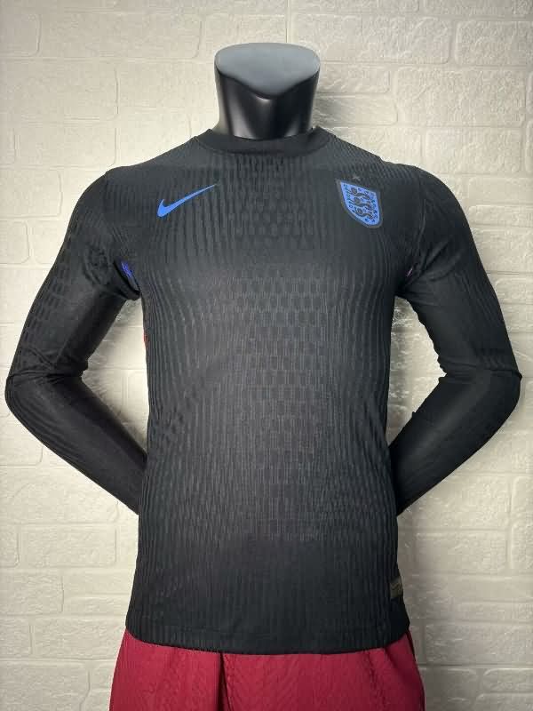 AAA Quality England 2025 Female Euro Long Sleeve Away Soccer Jersey (Player)