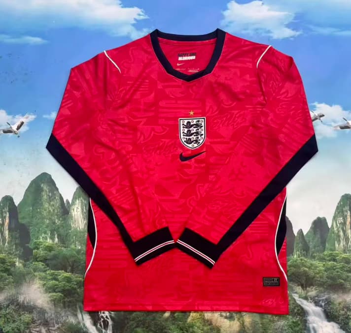 AAA Quality England 2026 Away Long Sleeve Soccer Jersey