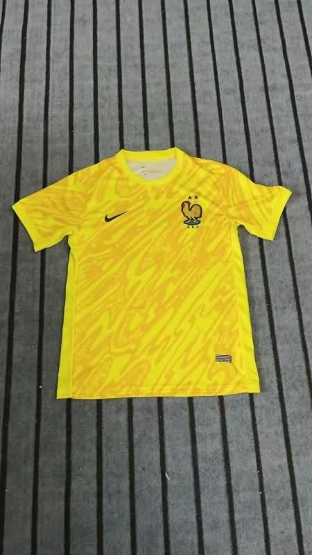France Soccer Jersey Goalkeeper Yellow Replica 2024 France Soccer Jersey Goalkeeper Yellow Replica 2024