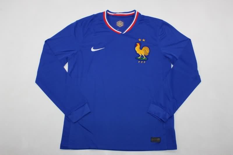 France Soccer Jersey Home Long Sleeve Replica 2024 France Soccer Jersey Home Long Sleeve Replica 2024
