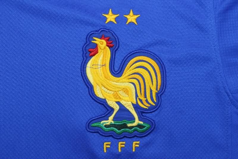 France Soccer Jersey Home Long Sleeve Replica 2024