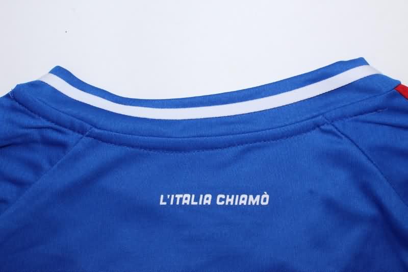 Italy Soccer Jersey Home Long Sleeve Replica 2024
