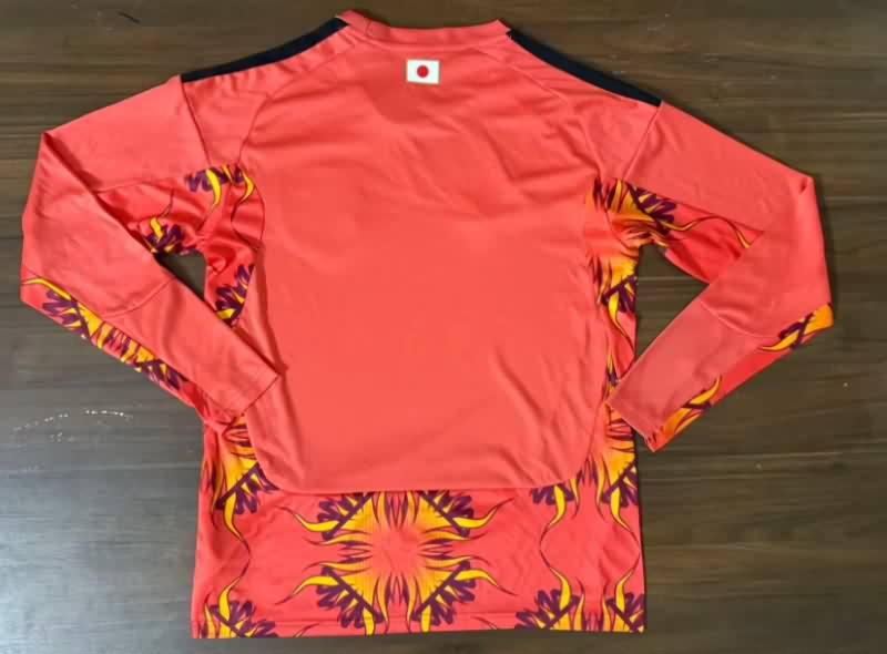 AAA Quality Japan 2026 World Cup Goalkeeper Red Long Sleeve Soccer Jersey