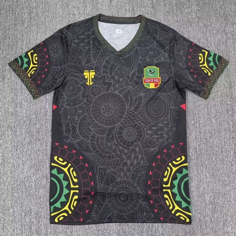 AAA Quality Mali 2025 Black Soccer Jersey AAA Quality Mali 2025 Black Soccer Jersey