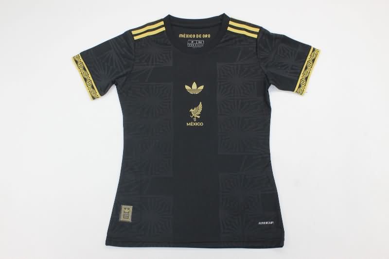 AAA Quality Mexico 2025 Gold Cup Black Women Soccer Jersey AAA Quality Mexico 2025 Gold Cup Black Women Soccer Jersey