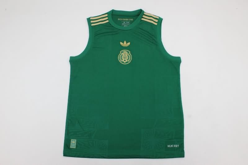 AAA Quality Mexico 2025 Green Vest Soccer Jersey