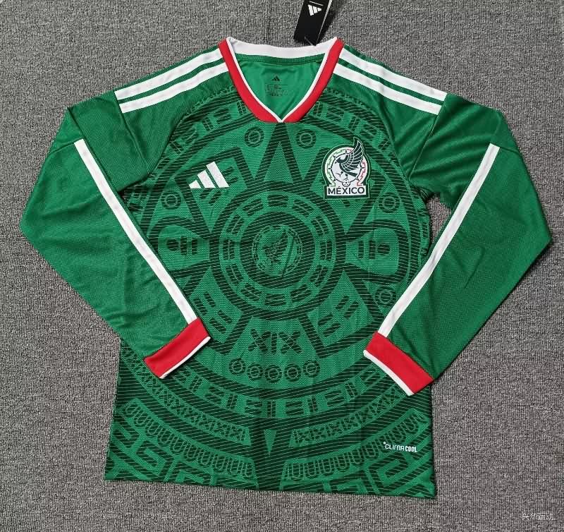 AAA Quality Mexico 2026 World Cup Home Long Sleeve Soccer Jersey AAA Quality Mexico 2026 World Cup Home Long Sleeve Soccer Jersey