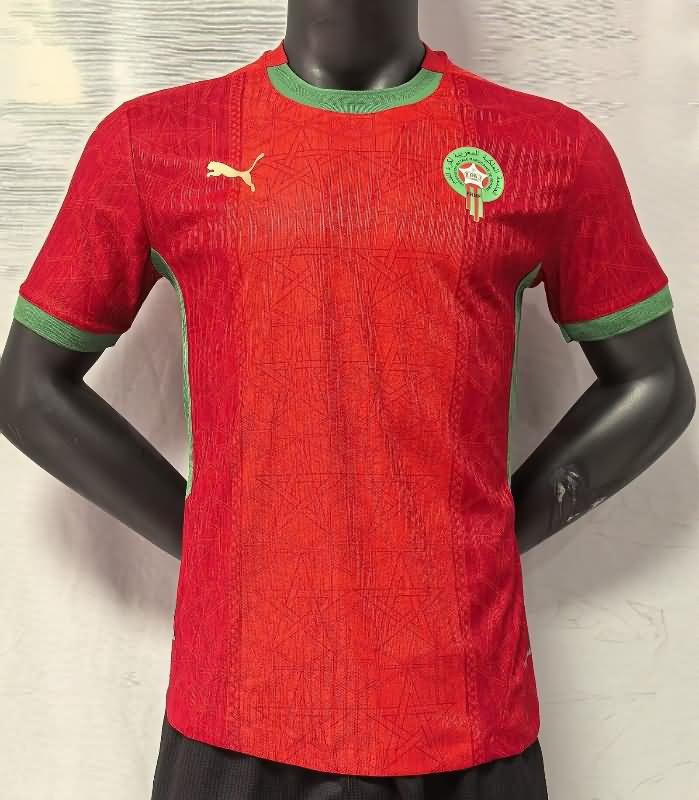 Morocco Soccer Jersey Home (Player) 2025