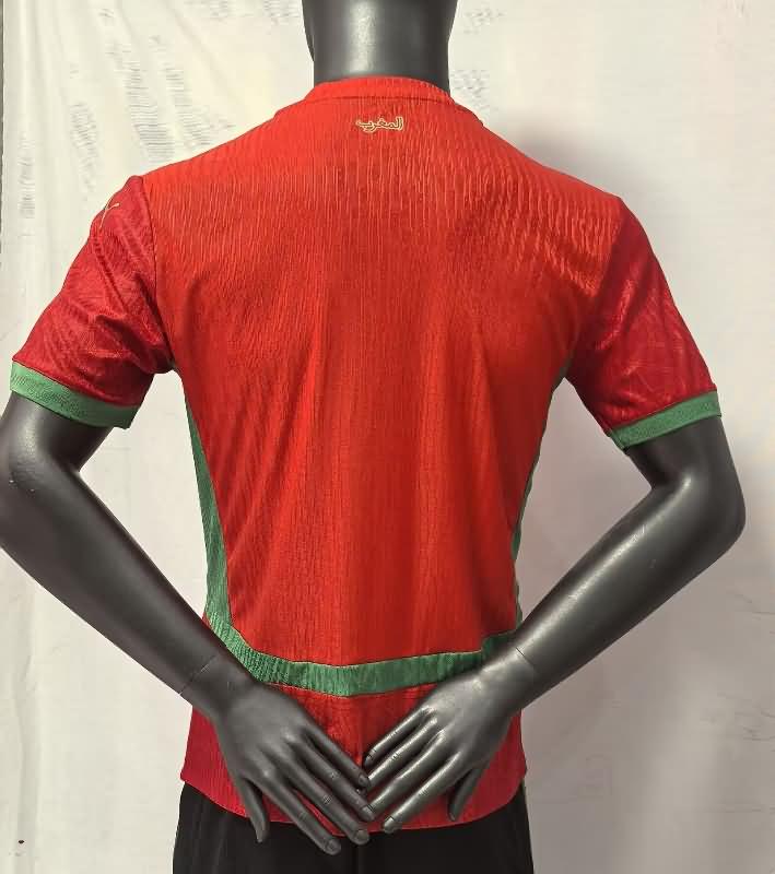 Morocco Soccer Jersey Home (Player) 2025