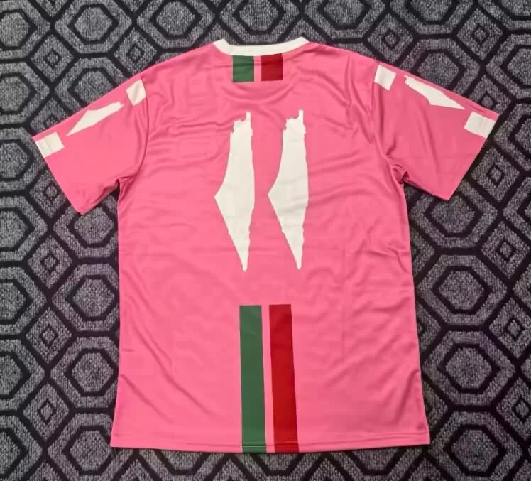 AAA Quality Palestine 2025 Pink Soccer Jersey