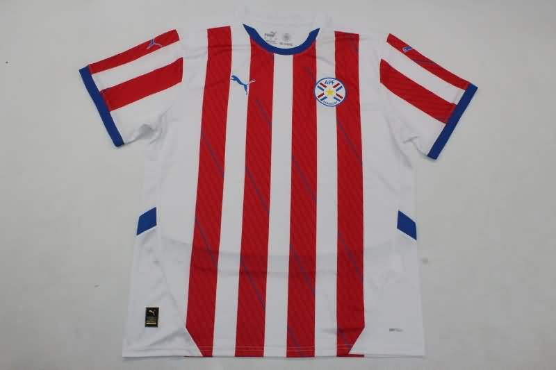 Paraguay Soccer Jersey Home Replica 2024 Paraguay Soccer Jersey Home Replica 2024