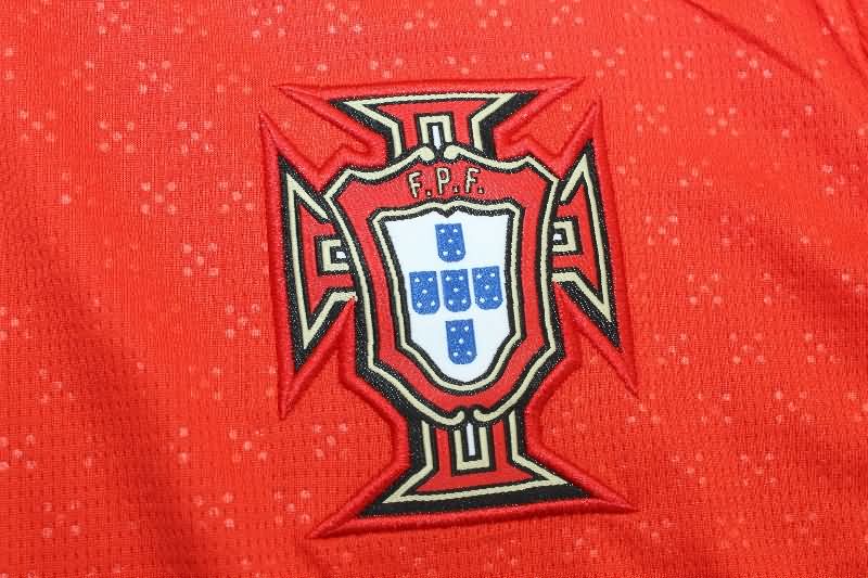 AAA Quality Portugal 2025 Home Long Sleeve Soccer Jersey