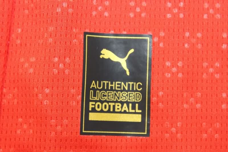 AAA Quality Portugal 2025 Home Long Sleeve Soccer Jersey