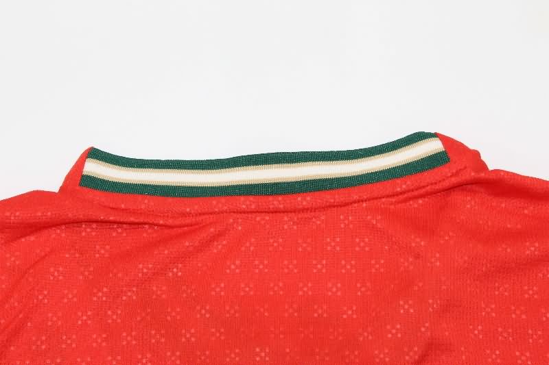 AAA Quality Portugal 2025 Home Long Sleeve Soccer Jersey