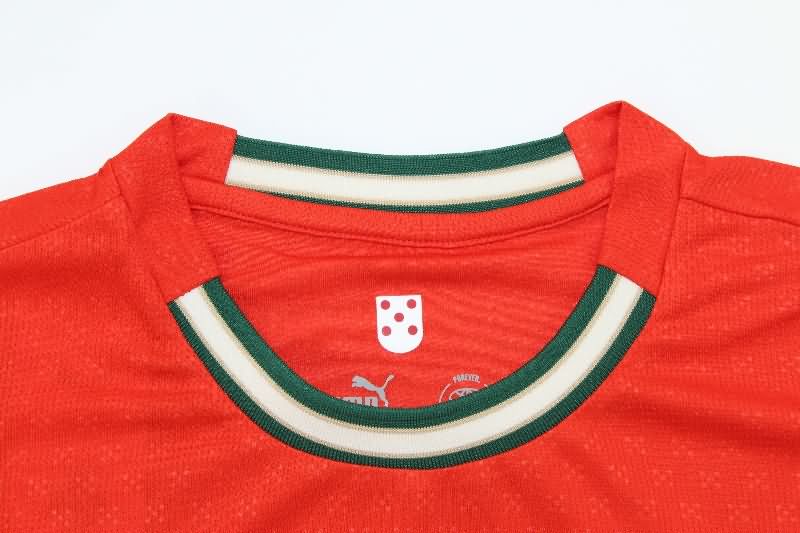 Portugal Soccer Jersey Home Women Replica 2025