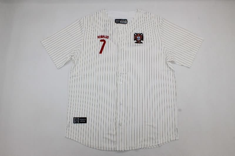 AAA Quality Portugal 2025 White Baseball Jersey AAA Quality Portugal 2025 White Baseball Jersey