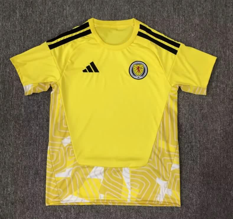 AAA Quality Scotland 2026 Goalkeeper Yellow Soccer Jersey