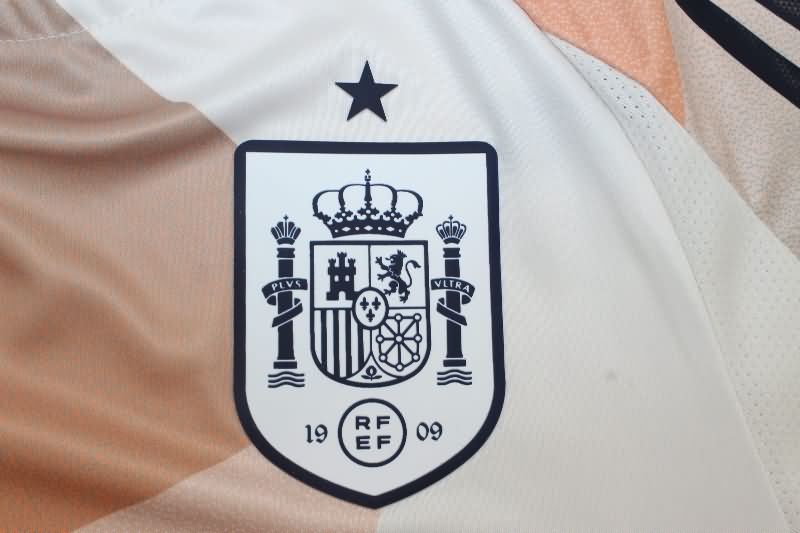 Spain Soccer Jersey Female EURO Away (Player) 2025