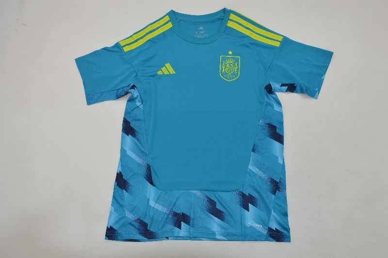 AAA Quality Spain 2026 World Cup Goalkeeper Blue Soccer Jersey