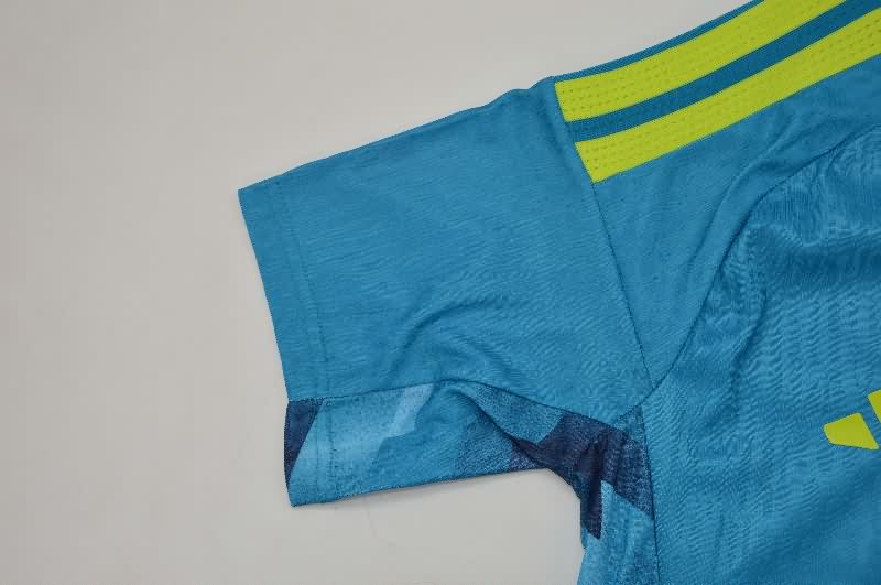 AAA Quality Spain 2026 World Cup Goalkeeper Blue Soccer Jersey (Player)