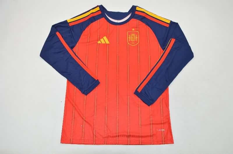 AAA Quality Spain 2026 World Cup Home Long Sleeve Soccer Jersey