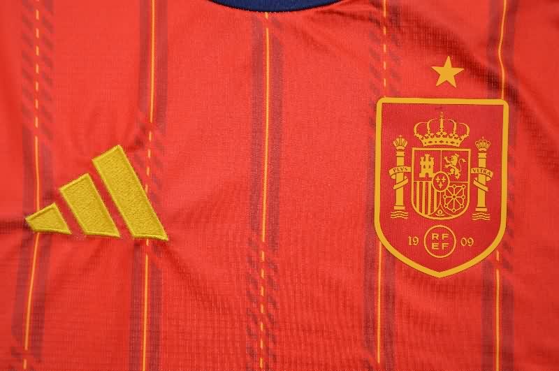 AAA Quality Spain 2026 World Cup Home Long Sleeve Soccer Jersey