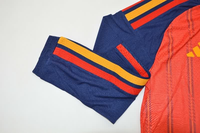 AAA Quality Spain 2026 World Cup Home Long Sleeve Soccer Jersey (Player)