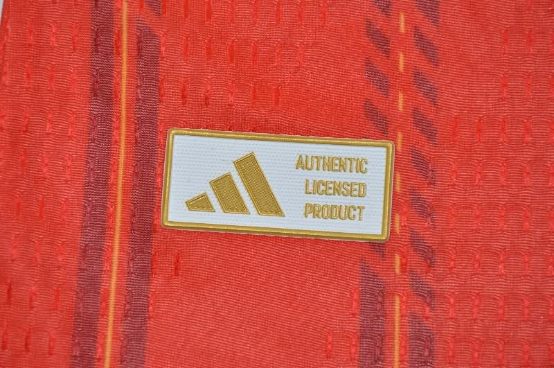 AAA Quality Spain 2026 World Cup Home Long Sleeve Soccer Jersey (Player)