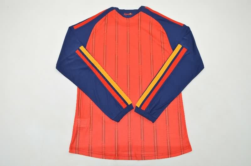 AAA Quality Spain 2026 World Cup Home Long Sleeve Soccer Jersey (Player)