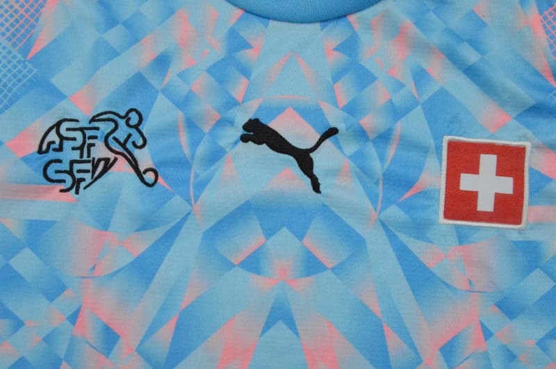 AAA Quality Switzerland 2026 Goalkeeper Blue Soccer Jersey