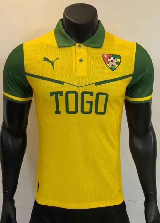 AAA Quality Togo 2025 Yellow Soccer Jersey (Player)