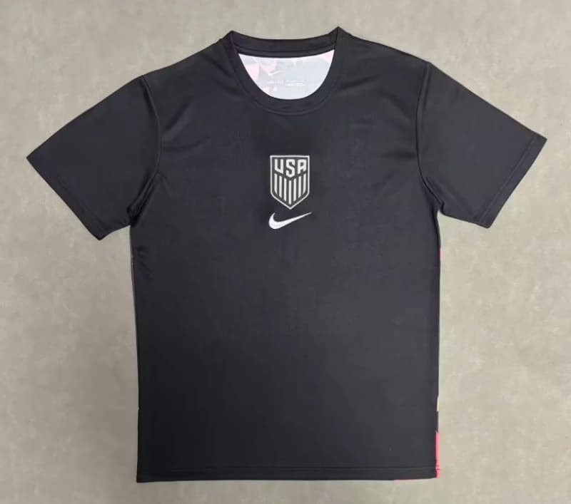 AAA Quality USA 2026 Goalkeeper Black Soccer Jersey