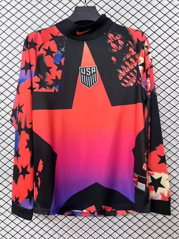 AAA Quality USA 2026 Goalkeeper Long Sleeve Soccer Jersey AAA Quality USA 2026 Goalkeeper Long Sleeve Soccer Jersey