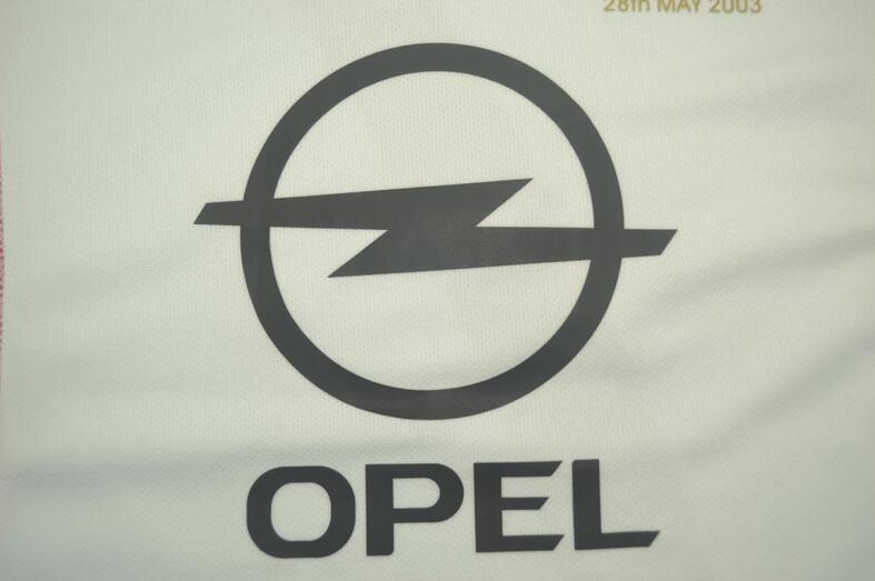 AC Milan Soccer Jersey Away Final Retro Replica 2002/03