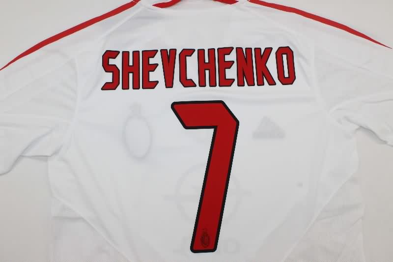 AAA Quality AC Milan 2004/05 Away Retro Soccer Jersey