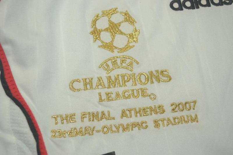 AC Milan Soccer Jersey Away Final Long Retro Replica 2006/07