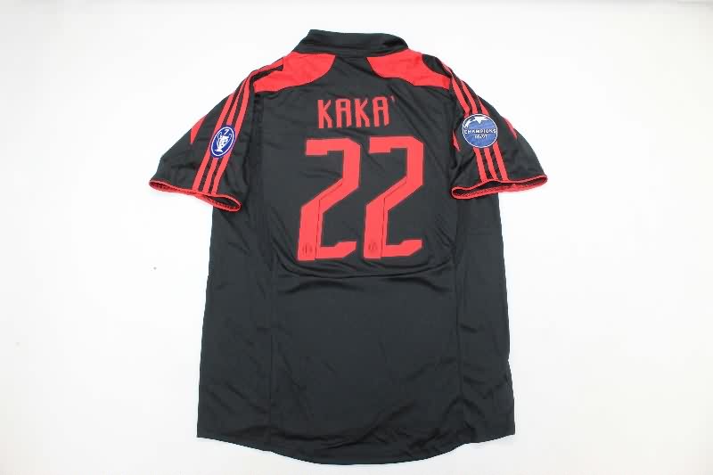 AC Milan Soccer Jersey Third Retro Replica 2007/08