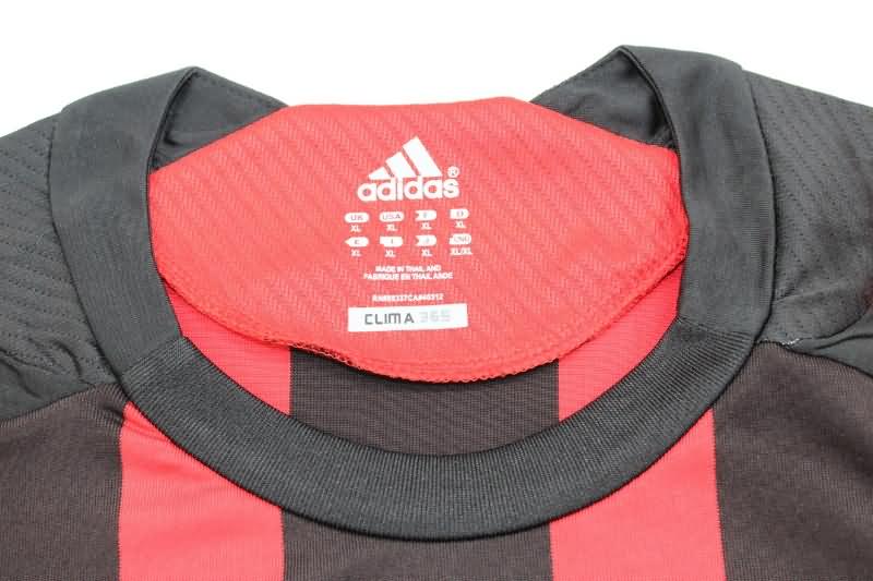 AC Milan Soccer Jersey Home Long Sleeve Retro Replica 2008/09