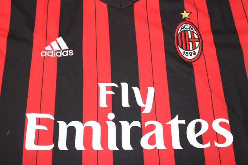 AC Milan Soccer Jersey Home Retro Replica 2013/14