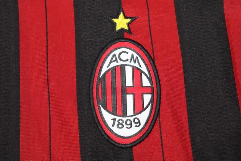 AC Milan Soccer Jersey Home Long Retro Replica 2013/14