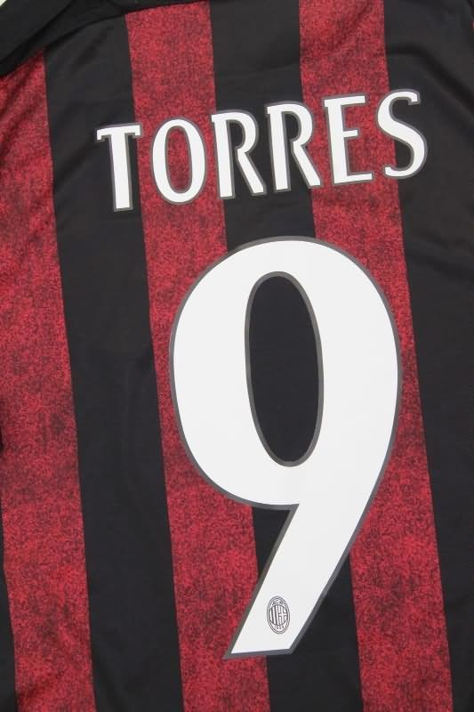 AC Milan Soccer Jersey Home Retro Replica 2015/16